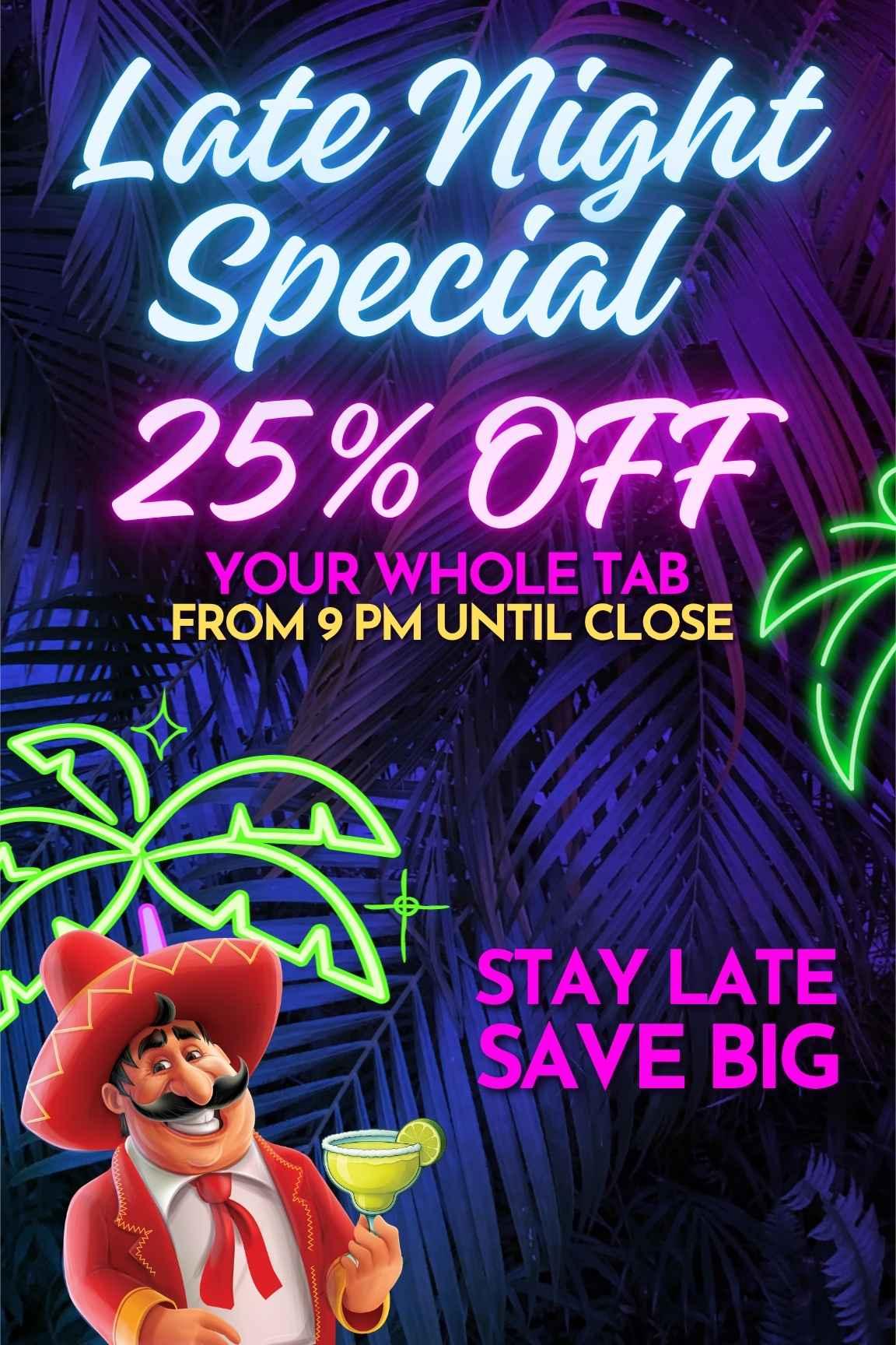 Late Night Special at The Salty Sombrero