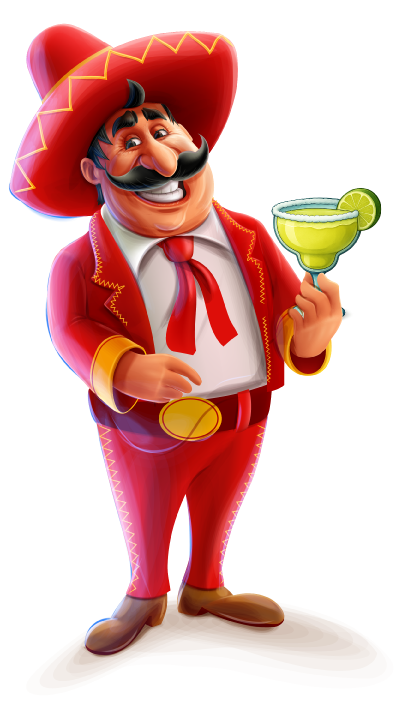 The Salty Sombrero mascot